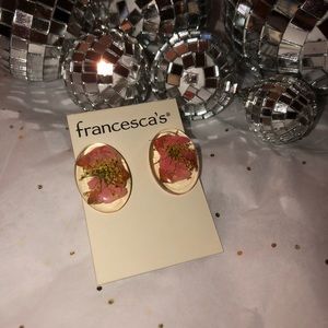 Flower Embalmed Earrings